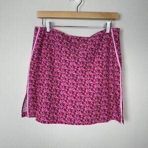 Golftini Take Flight Skort Size 6 Pink Blue‎ Red Floral Golf Tennis Skirt